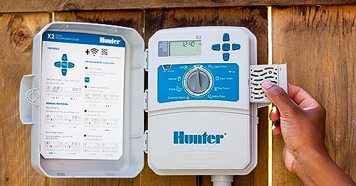 Hunter Hydrawise X2-800 8 Station Hydrawise Controller Bundeled with Wand WiFi Module X2 8 Zone Outdoor or Indoor Smart Internet X2800 Irrigation Timer