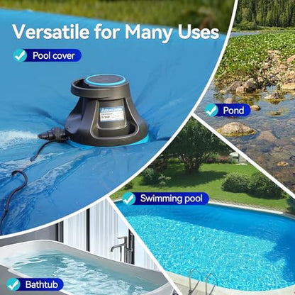 Aquastrong 2774 GPH Pool Cover Pump Automatic On Off, 1/3 HP, 115V - color: Blue & Black