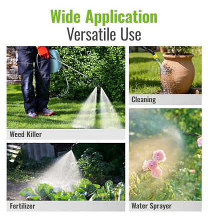 PASAMIC 2 Gallon Battery Powered Sprayer, Electric Sprayer in Lawn & Garden