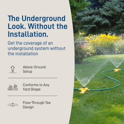 Orbit Port-A-Rain Above-Ground Sprinkler System, Green - 58092 - size: 1-Pack Sprinkler System