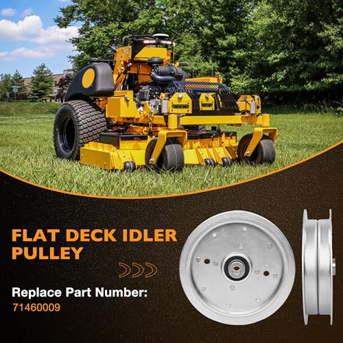71460009 Idler Pulley Fits Wright Commercial Lawn Mower Pulley - size: 71460009