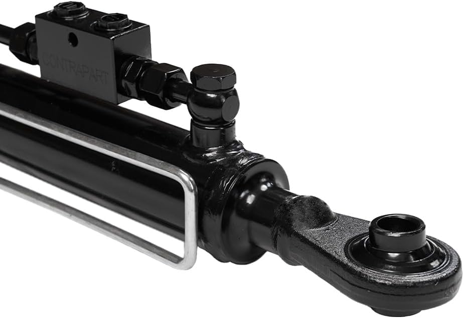 Hydraulic Top Link Cat. 1 with Locking Block Including 2 Hoses (Length Selectable) (Min: 19 5/16" - Max: 27 9/16" (Eye to Eye))