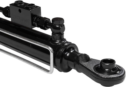 Hydraulic Top Link Cat. 1 with Locking Block Including 2 Hoses (Length Selectable) (Min: 17 3/8" - Max: 23 5/8" (Eye to Eye))