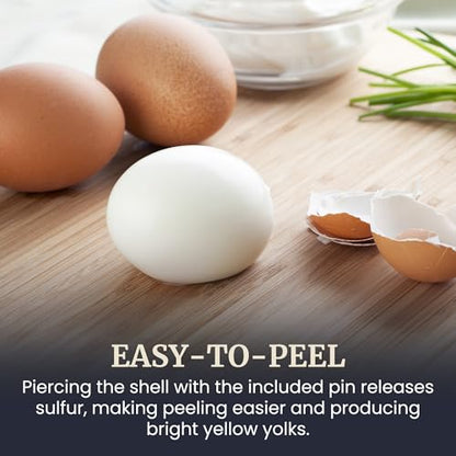 Elite Gourmet EGC1215M Easy Egg Cooker, Two-Tiered, 14-Egg, Mint - color: Mint, size: 14-Egg