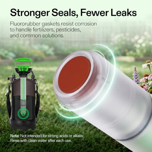 VIVOSUN Pump Sprayer 1.5 Gallon, Leak-Resistant Spray Bottle