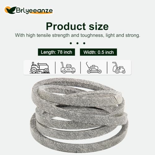 954-0461 Lawn Mower Drive Belt - size: 78"L x 0.5"W