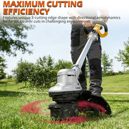 LikeLion 20155A Pre-Cut Red Trimmer Line, 0.155-Inch x 21-Inch, 10 Count