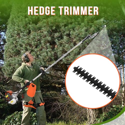 41.5cc Gas Hedge Trimmer Weed Eater 5 in 1 Multi Functional Trimming Tools - color: Orange