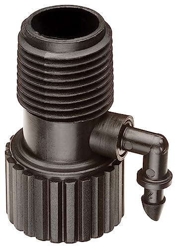 Rain Bird RISMAN1S Drip Adapter Fitting, 1/2" - size: 1/2" NPT x 1/4" Drip, style: 1-Port w/ 1/2" NPT at Top