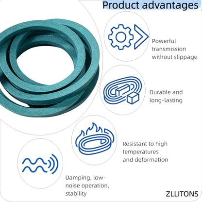 754-0370 Variable Speed V-Belt, 5/8" x 48 Inch Heavy Duty Lawn Mower Belt - size: 5L480(754-0370)