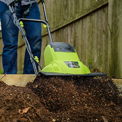 Earthwise TC70065EW 11-Inch 6.5-Amp Corded Tiller/Cultivator,Green