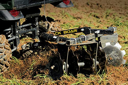 Black Boar Camco ATV/UTV Disc Harrow Implement | Specifically Designed to Thoroughly Break up Tough Ground | (66001)