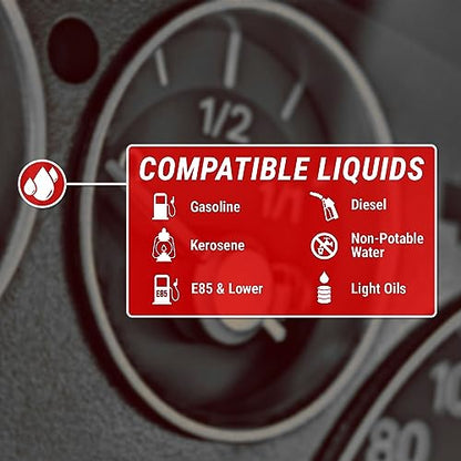 TERA PUMP Portable Fuel Transfer Pump, D Battery Operated - style: Easy Handle Pump (D)