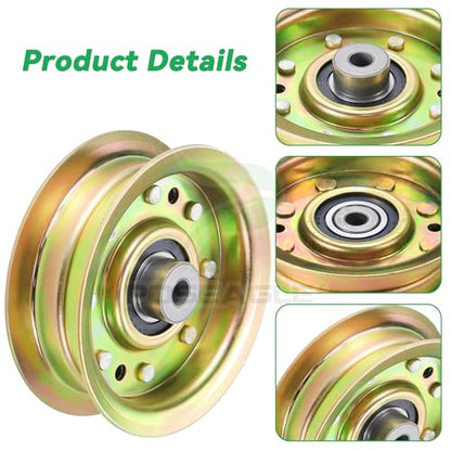 2 Pack 156493 Pulley for Husqvarna YTH180 YTH1746 YTH2046 Tractors - size: 2x173901