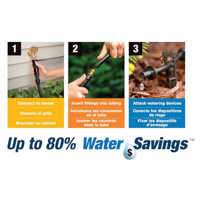 Rain Bird LNDDRIPKIT Drip Irrigation Kit - size: Standard Kit, style: Landscape/Garden Kit