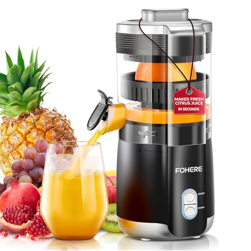 FOHERE Electric Citrus Juicer for Orange and Lemon