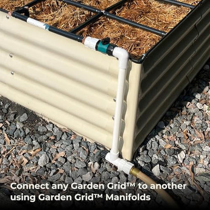 Garden Grid Manifold | Link Multiple Garden Grids | 17" Tall, Single Style - size: 17" Tall, style: Single