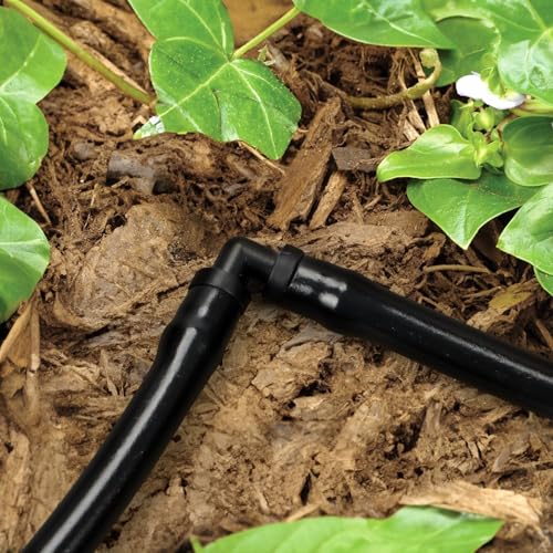RedChili 240 Pack Drip Irrigation Fittings Kit for 1/4" Tubing, Include Misting Nozzles, Drippers, Stakes, Flat Tees, Single Barbs, Couplers, Valves, Tees, Elbows, Plugs, Crosses for Garden Irrigation - size: 1/4" Connection Kit-240P