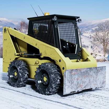 YITAMOTOR 1/2" Skid Steer Mount Plate Attachment for Kubota, Bobcat Tractor - size: 1/2 Inch
