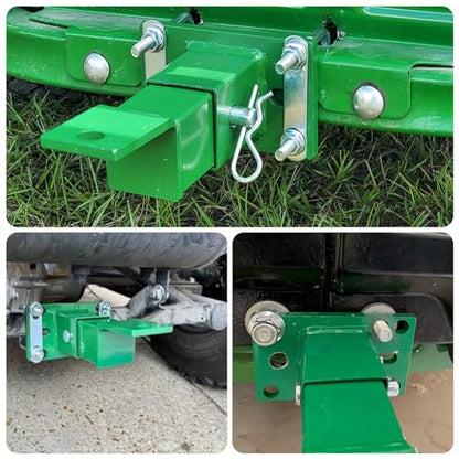 ForoGore Lawn Mower Rear Hitch Receiver Adapter for John Deere Z-Trak Zero Turn Mowers Z224 Z225 Z245 Z425 Z445 Z910 Z920 Z925 Z950 Z960 – 2" Receiver Heavy Duty Steel