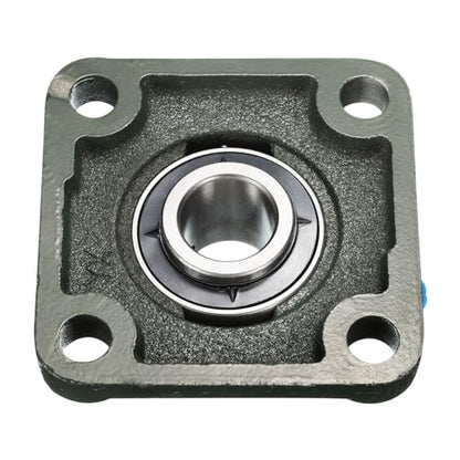 uxcell 2pcs UCF205-15 Pillow Block Bearings 15/16 inch Bore Self Alignment, Solid Cast Iron Base Square Flange Mounted Chrome Steel Bearings - size: UCF205-15