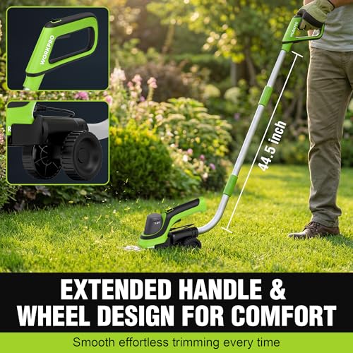 WORKPRO 2-in-1 Cordless Hedge Trimmer & Grass Shears - style: Long Handle Grass Shear