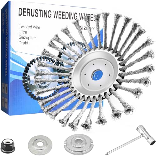 CZS 10 Inch Unbreakable Wired Trimmer Blade, Steel Wire Cutter Trimmer Head - size: 10 Inch