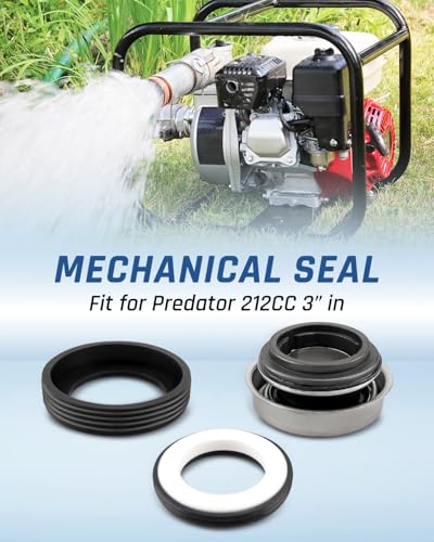 Mechanical Seal 781238 Fit for Predator 212CC 3' 290GPM 63406 56162, 2' 158GPM 63405 56160, DuroMax 7HP 2 In 3 In XP652WP XP650WP, Red Lion 208CC Water Pump - size: 1 Pcs