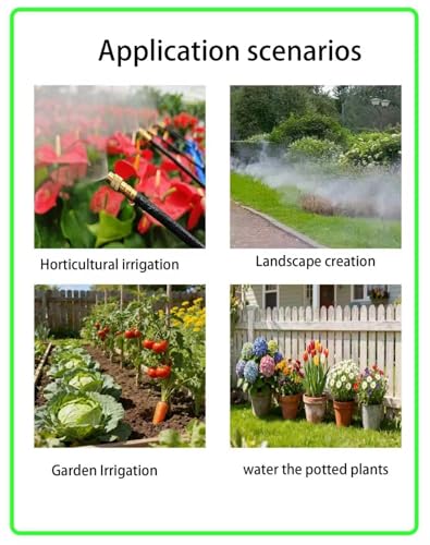 360° Adjustable Drip Irrigation System – Garden Watering Sprinkler System - size: 165 FT