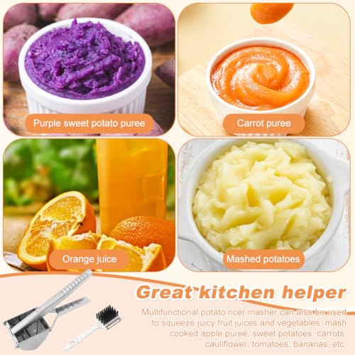 Heavy Duty Potato Ricer Stainless Steel Potato Masher