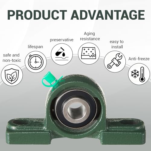 Gisafai 8 Pcs UCP202-10 Pillow Block Bearing with 5/8" Bore - style: UCP202-10