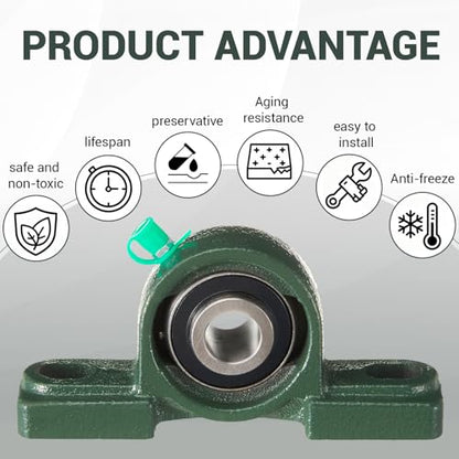 Gisafai 8 Pcs UCP202-10 Pillow Block Bearing with 5/8" Bore - style: UCP202-10