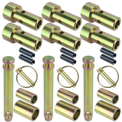3 Pack Cat 1 Quick Hitch Adapter Bushing for 3 Point Hitch Tractor - color: 3 Pack