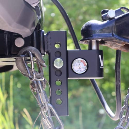 Weigh Safe Aero Hitch - Adjustable Trailer Hitch Ball Mount - 10" Drop Hitch for 2" Receiver - Premium Heavy Duty Steel Trailer Tow Hitch w/Built in Weight Scale for Anti Sway, 12,500 lbs GTW - size: 10" Drop for 2" Receiver