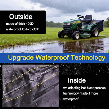 Tractor Seat Cover Waterproof,Large Universal Rainproof Seat Cover - size: large