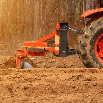 AUTOSAVER88 3000LB 3 Point Quick Hitch Attachment for CAT 1 Tractor, Black - color: Black