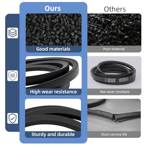 954-04062 754-04062 Deck Belt Replacement for MTD 38 Inch Deck 1/2" x 77.5" - color: 754-04062