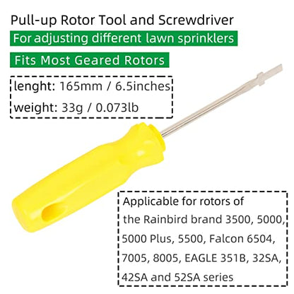 Spray Head Sprinkler Tools with Screwdriver and Rotor Removal Tool for Lawn Irrigation Sprinklers System