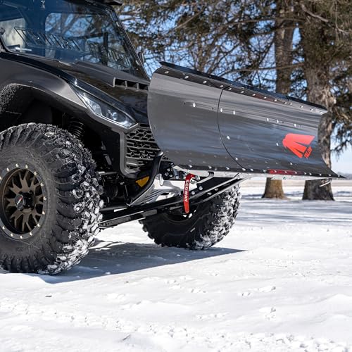 Outdoors Eagle Talon Universal UTV Snow Plow System | 66 inch to 72 inch Adjustable Double Locking Blade | Made in USA