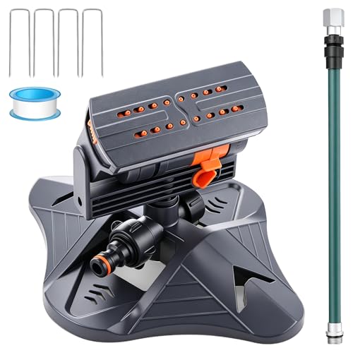 Oscillating Sprinkler with Aluminum Riser(Triangular) - style: Triangular