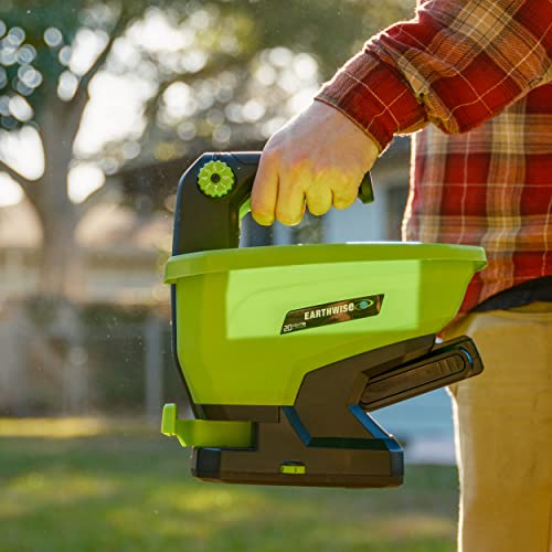 Earthwise SP001 20-Volt Cordless Seed & Fertilizer Spreader, Tool Only