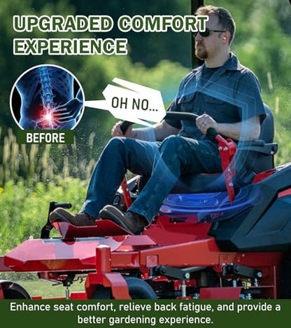ELITEWILL Seat Suspension Kit for Zero Turn Lawn Mower Compatible with John Deere, Hustler, Exmark, Kubota Lawnmowers, Adjustable Tractor Seat Suspension ‎Kit for Forklift, Bulldozers Seat