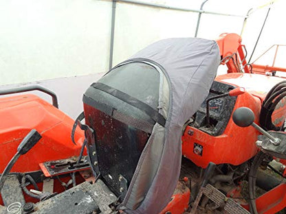 Durafit Seat Covers, for Kubota B2320,B2620,B2920,B3200,B7410,B7510,B7610,B7800,BX1850,BX2350,BX24,BX25,M5640,L2501,L3240,L3940,L4240,L5040,L5240,L5740,BX2370,BX1880 Series Tractors Gray Endura - color: C8 Gray Endura