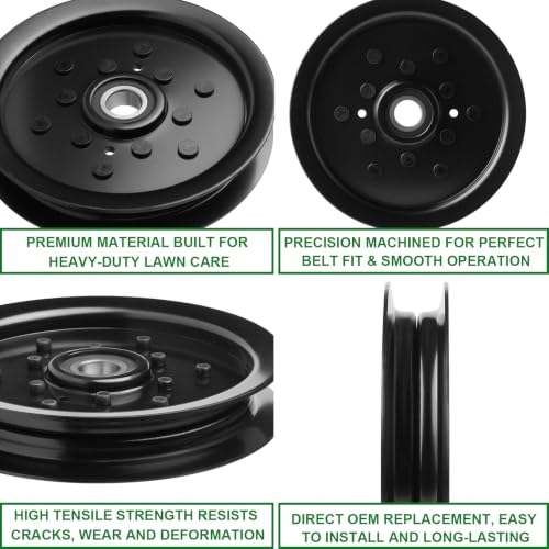 Spindle Pulley TCA17524 3838021 Fits Ariens John Deere Z910A Z820A 737 797 757 777 1580 1585 1570 Mower - color: TCA17524