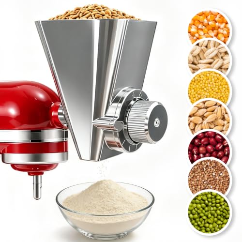 Grain Mill Attachment for KitchenAid, Flour Mill, Wheat Mill