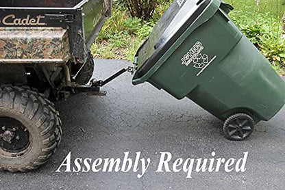American-Made Garbage Commander UBL Single Can Ball or Bolt Mounted Garbage Hauling Hook - By Garbage Commander