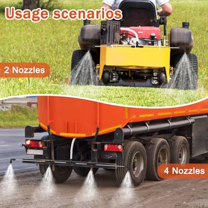 4 Nozzles Poly Sprayer Boom Wand, Backpack Multi Nozzle Spray Holder