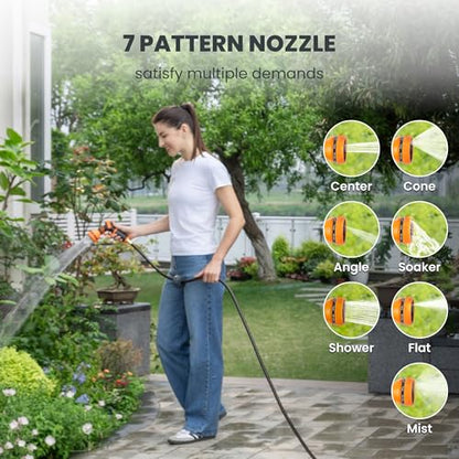 Giraffe Tools Retractable Garden Hose Reel 1/2"155FT Auto Rewind - size: 1/2 155FT