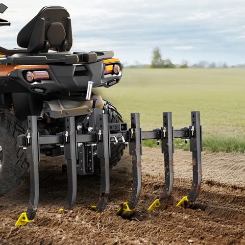 AUTOSAVER88 Heavy Duty Manual Implement Lift w/ 2" Receiver for ATV/UTV - size: 50in 1-Point Lift System with 2" Receiver