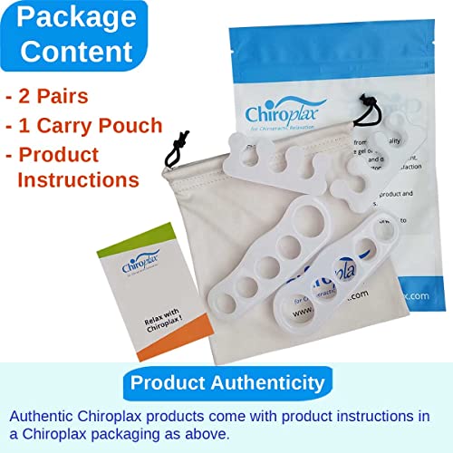Chiroplax Gel Toe Separators Stretchers Spacers Bunion Tailor's Relief - color: Milky White